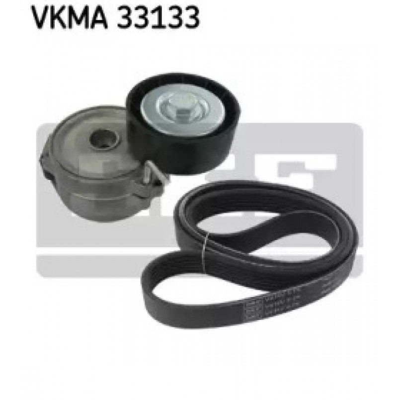 VKMA 33133 SKF Комплект доріжкового ремня (ролик, ремінь)